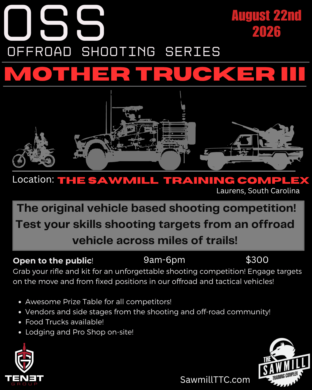 OSS: Mother Trucker 3 at Sawmill Training Complex, SC